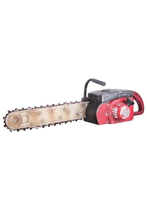 Red Rusted Animated Chainsaw