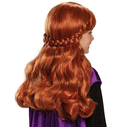 Frozen- Anna Child Wig- back view
