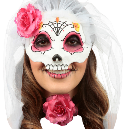Catrina with Veil (Colored 4) Mask