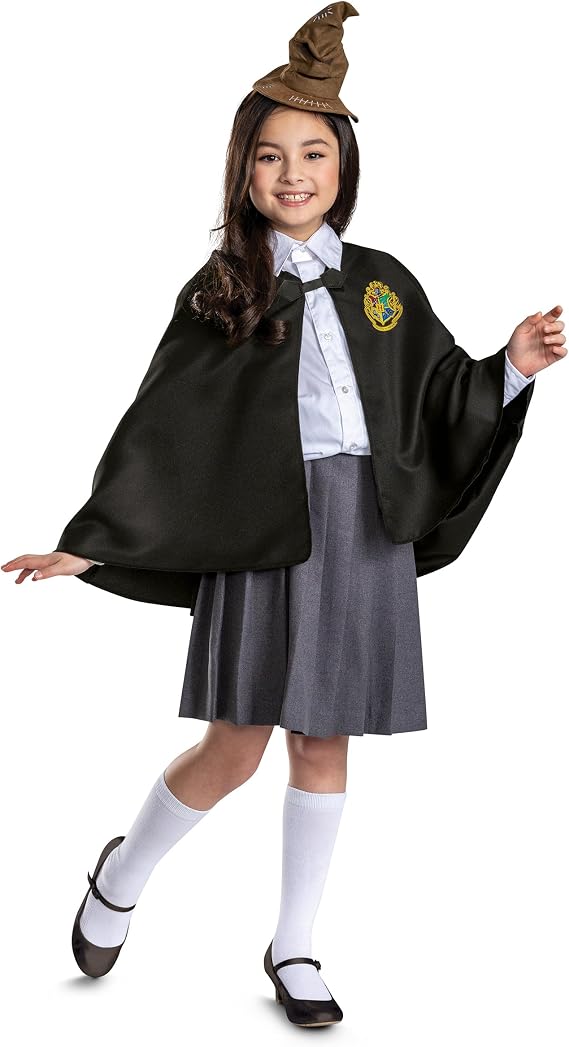 Disguise Harry Potter Sorting Hat & Cape Set