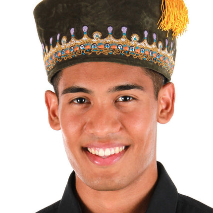 Harry Potter- Headmaster Dumbledore Tassel Hat- worn by model