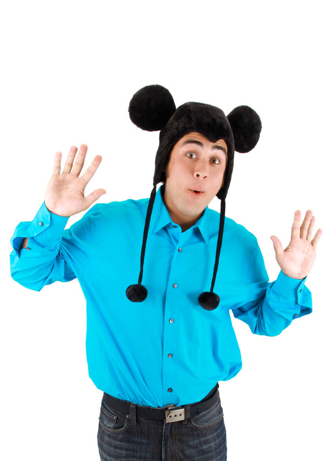 Mickey Mouse Hoodie Hat- worn by male model