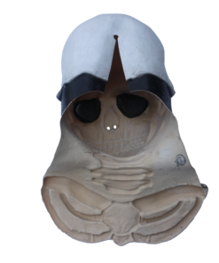 Long Neck Skull Mask (White)- inside view