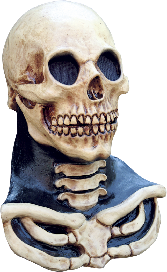 Long Neck Skull Mask- angled view