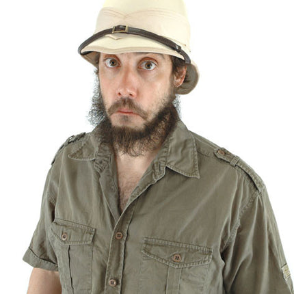 British Pith Adult Helmet- worn by model