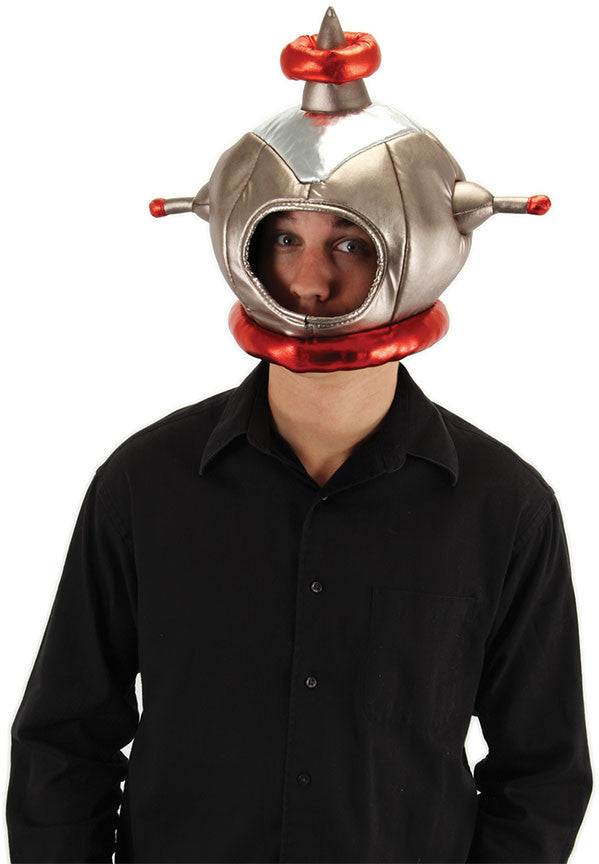 Space Man Plush Helmet- worn by adult