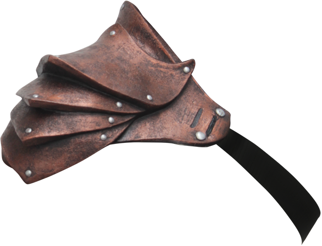 Copper Pauldron- front view
