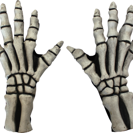 Large Skeleton Gloves (White)