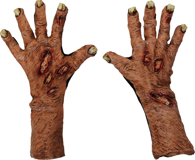 Large Zombie Flesh Gloves