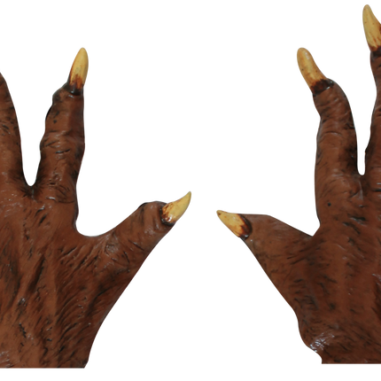 Brown Werewolf Gloves