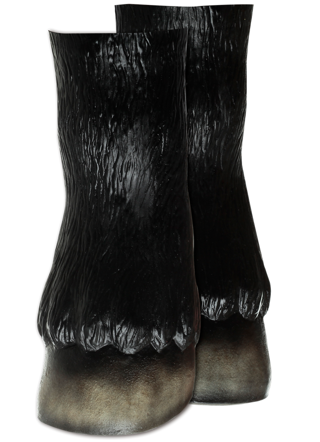 Black Horse Hooves (Hands)