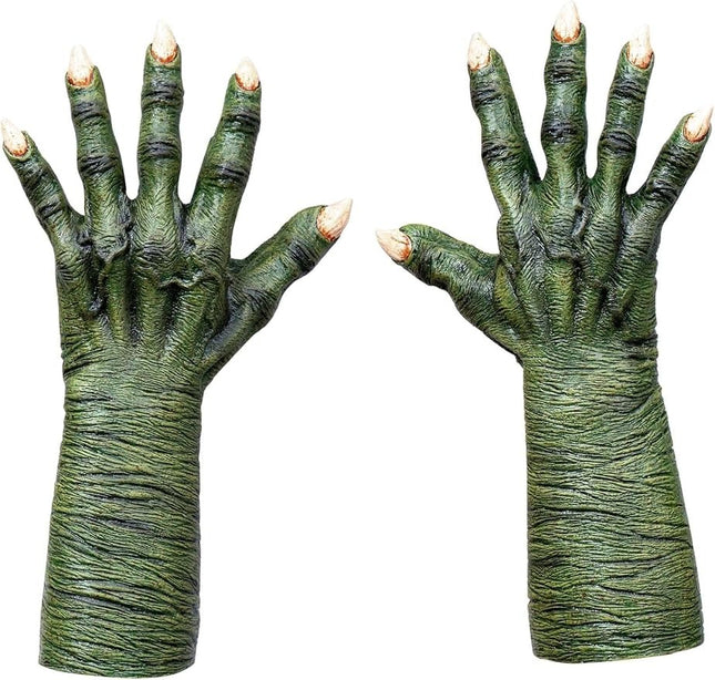 Ghoulish Productions Evil Witch Hands Green Latex