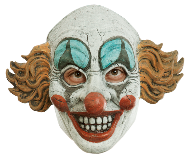 Vintage Clown Mask- front view