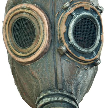 Wasted Gas Mask- front view