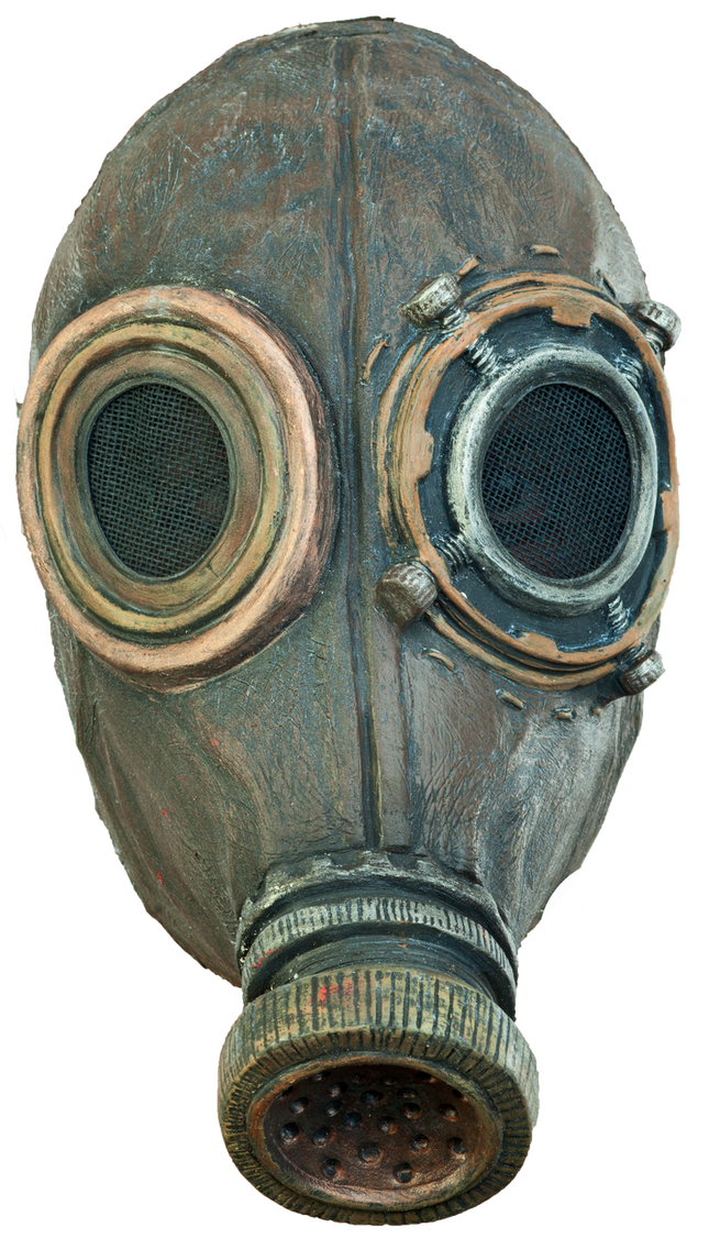 Wasted Gas Mask- front view