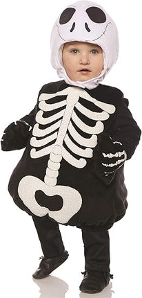 UNDERWRAPS Kid's Toddler's Halloween Skeleton Belly Babies Costume