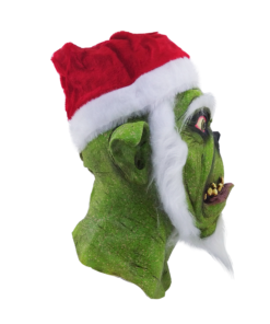 Green Santa Mask- side view