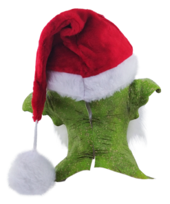 Green Santa Mask- back view