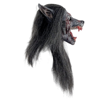 Black Wolf Supreme Mask- right side view
