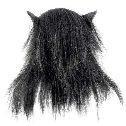 Black Wolf Supreme Mask- back view