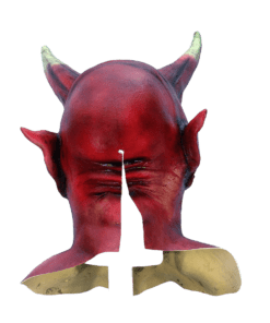 The Red Devil Mask- back view