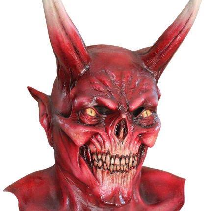 The Red Devil Mask- front view