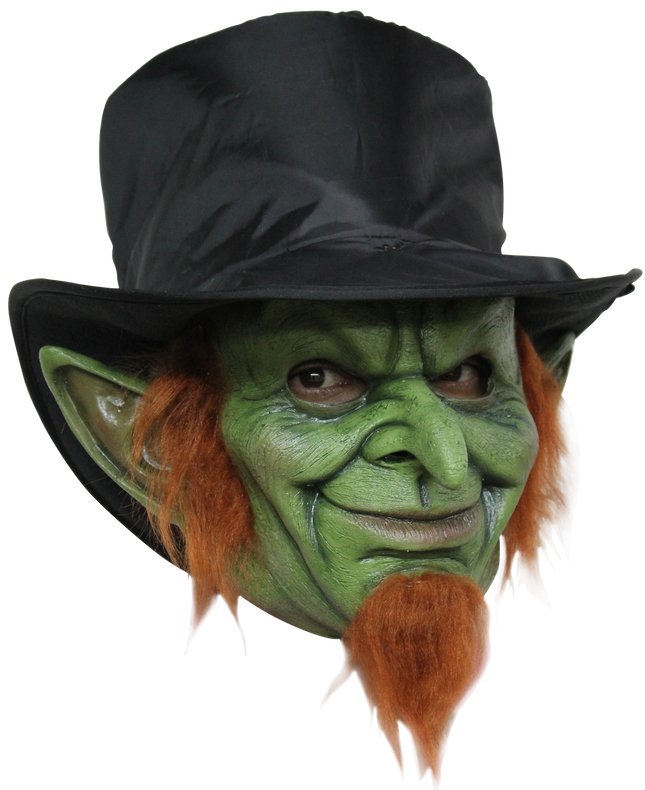 Mad Goblin Mask w/ Hat- right angled view