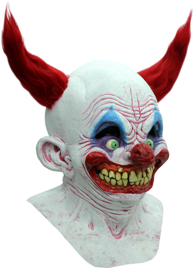 Chingo the Clown Mask- angled view