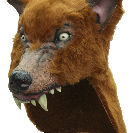 Brown Wolf Helmet