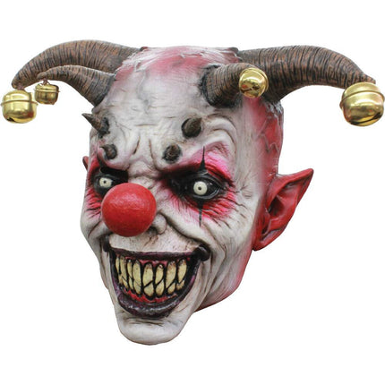 Jingle Jangle Clown Mask- angled view
