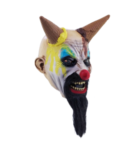 Hells-Cream Clown Mask- angled view