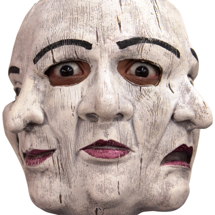 Commedia di Papiere 3-Faced Mask
