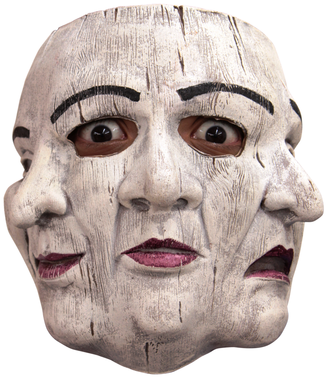Commedia di Papiere 3-Faced Mask