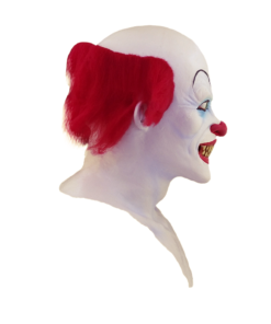 Scary Clown Deluxe Mask- side view