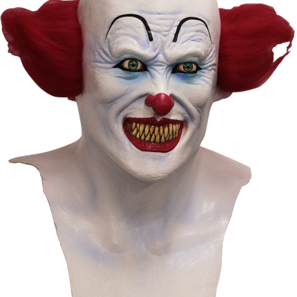 Scary Clown Deluxe Mask- front view