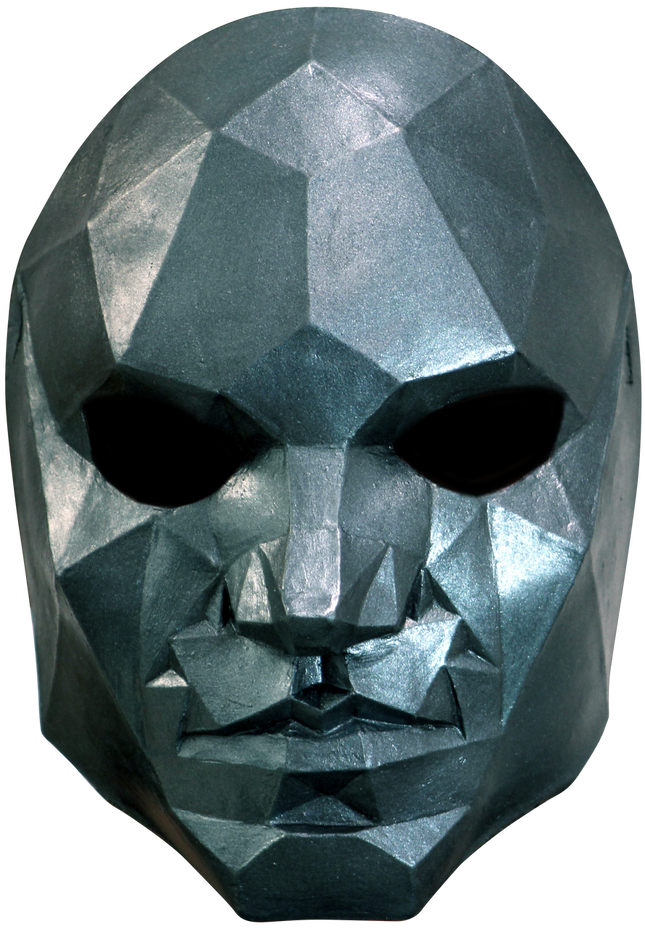 Low Poly Human Face Mask