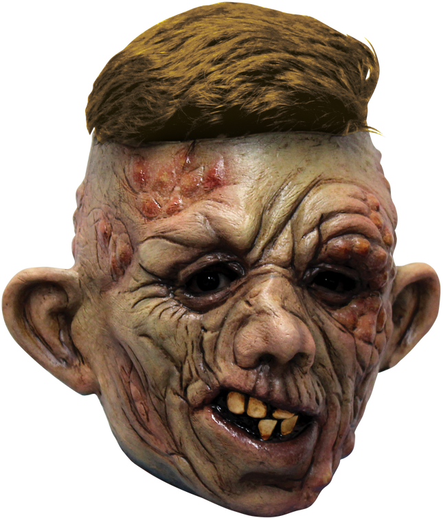 Hideous Man (Customizable Hairstyle) Mask- worn by model