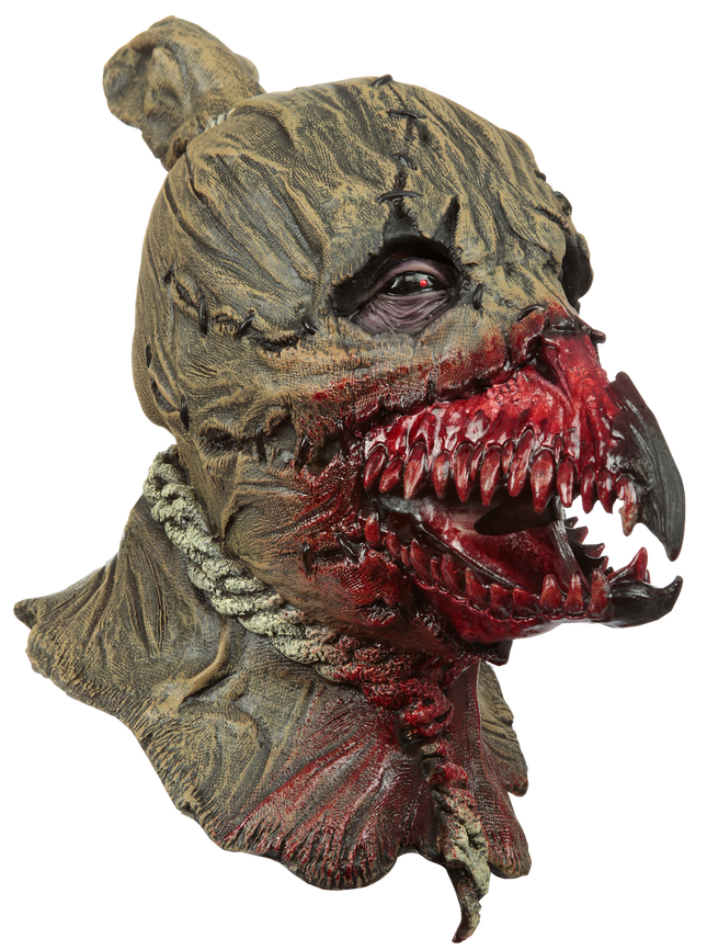 King of Crows Mask- angled view