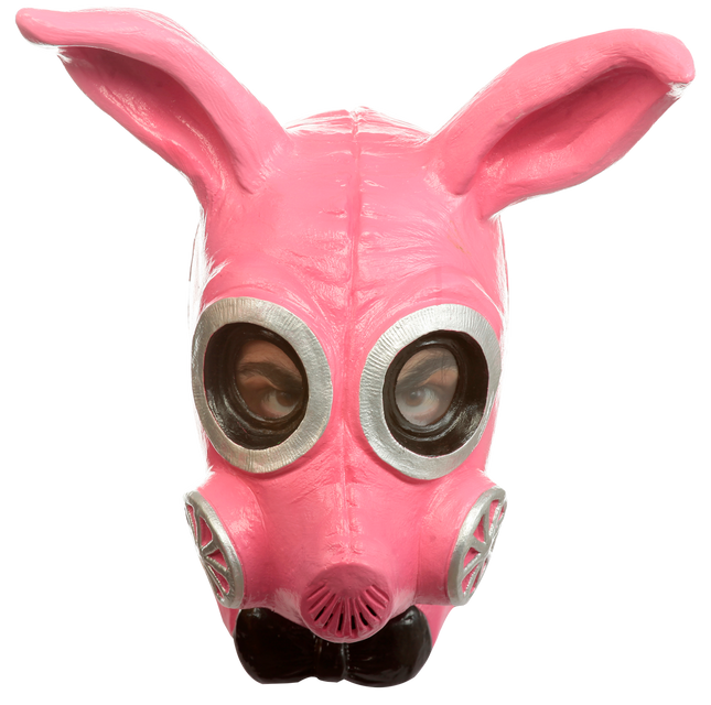 Kinky Bunny Gas Mask- front view