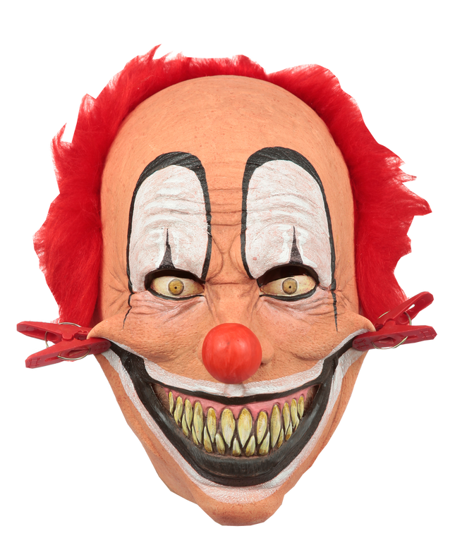 Tweezer Clown Deluxe Mask- front view
