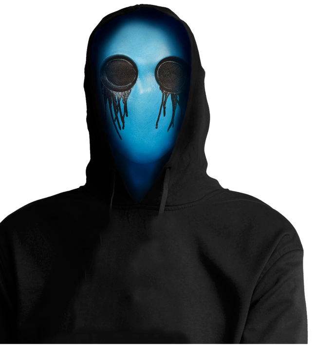 Creepypasta- Eyeless Jack Mask- worn by model