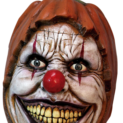 Carving Pumpkin Clown Mask