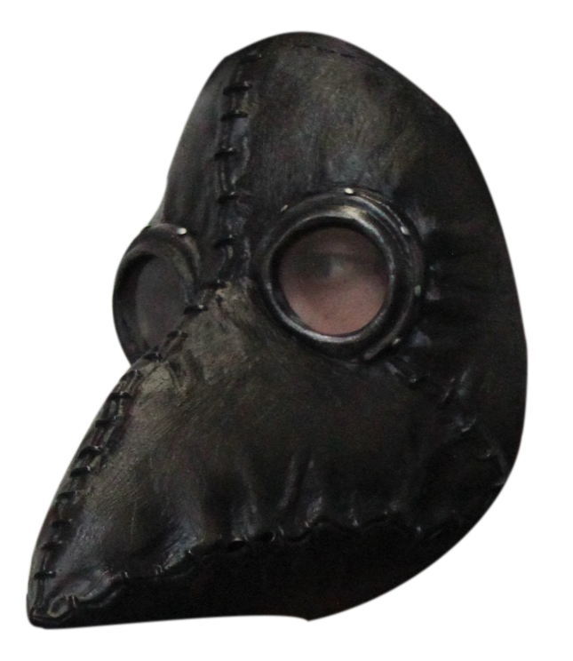 Black Plague Doctor Mask