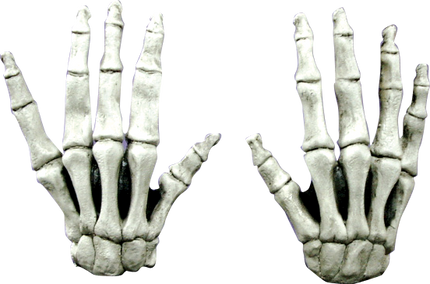 Large Skeleton Hands (White)