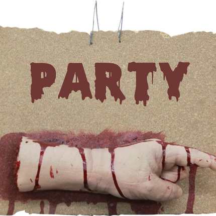 Left Hand Party to the Right Sign