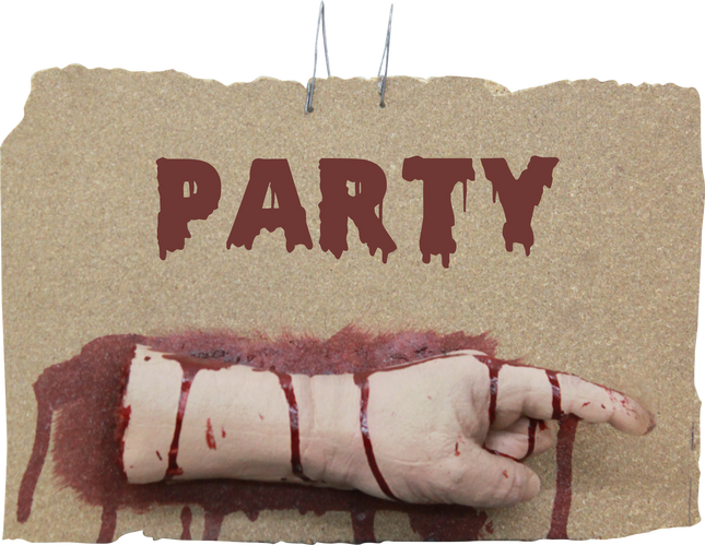Left Hand Party to the Right Sign