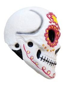 Pink Sugar Skull Prop- side view
