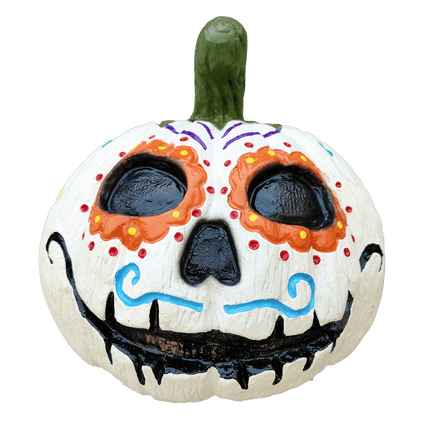 Day of the Dead Pumpkin Prop- front view