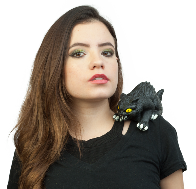 Shoulder Buddy: Black Cat