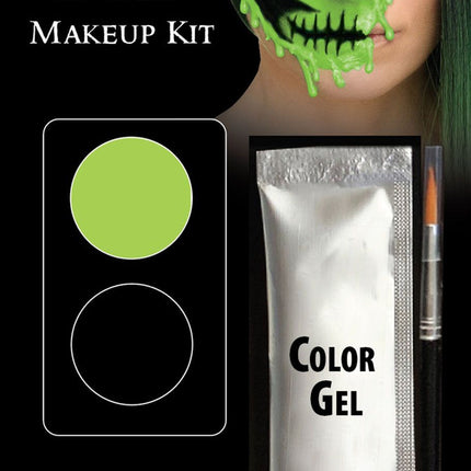 Melting Skull Color Drip Kits- green